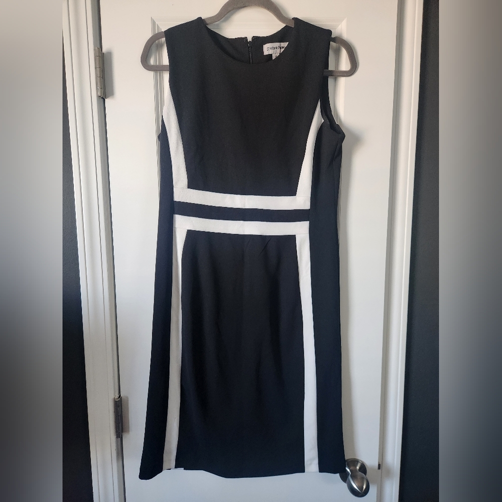 Shelby & Palmer black and white dress, size  8